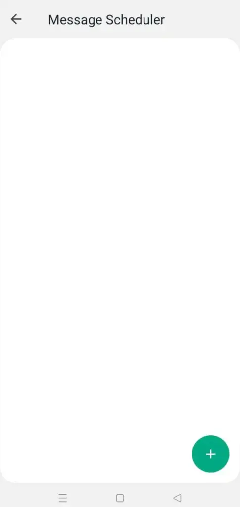 How to set schedule message in whastapp plus  message scheduler  screen shortpart 2